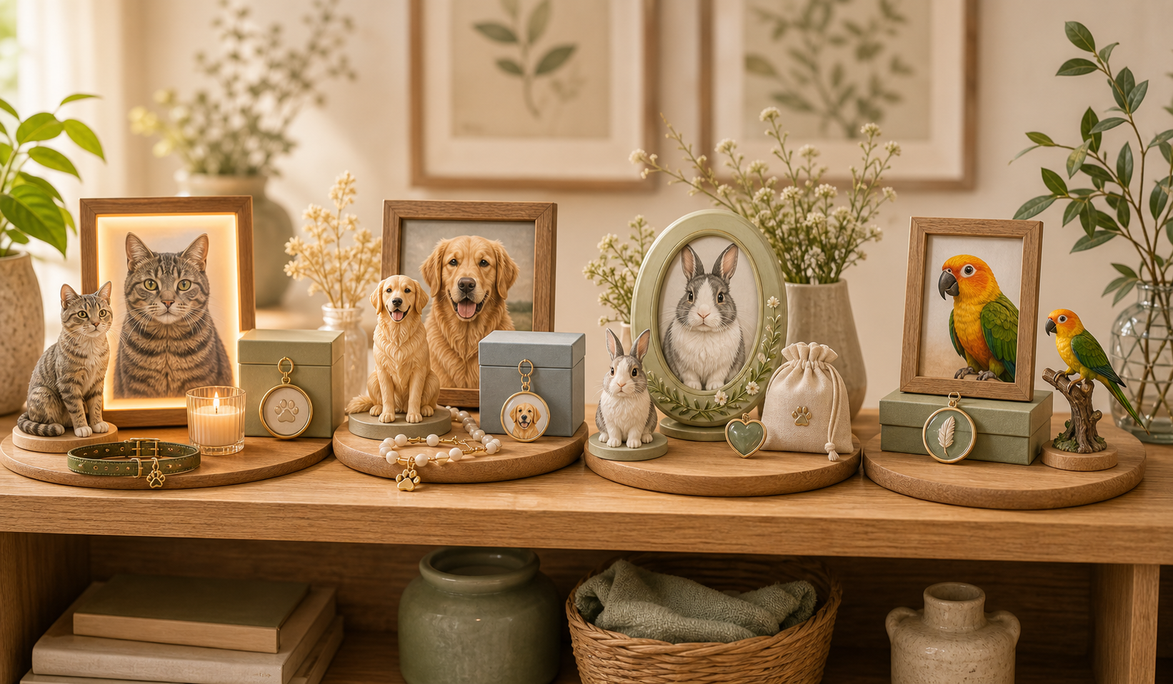 child pet loss support with sympathy card pet photo and gentle memory items