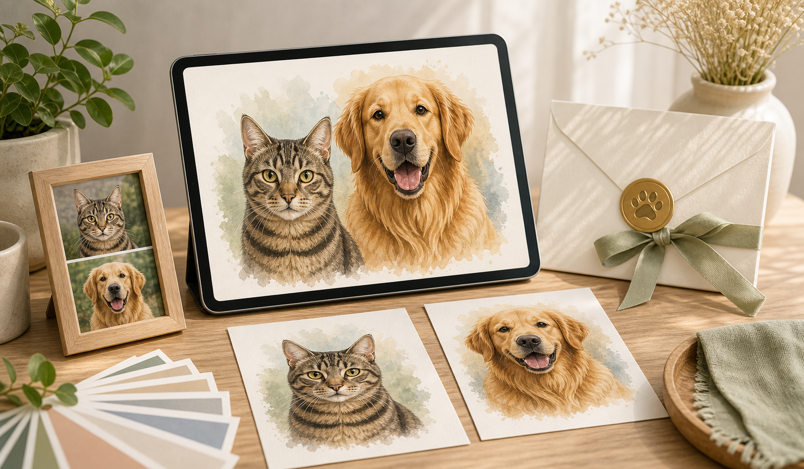 custom cat memorial gifts for loss of cat with photo and name